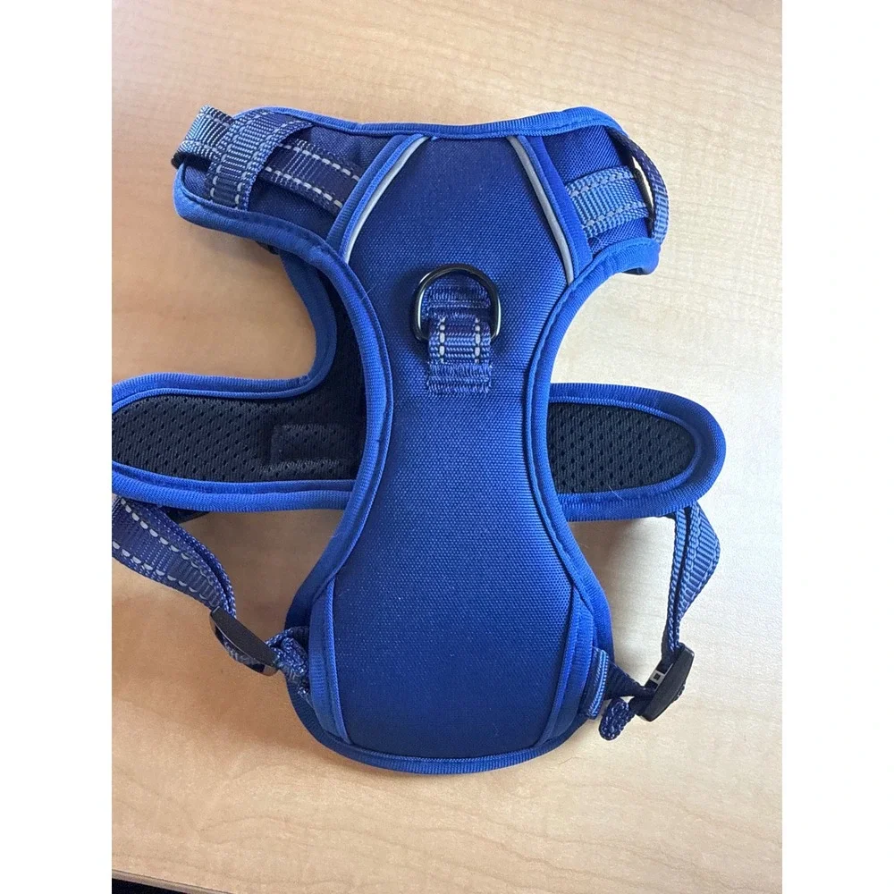 Eddie Bauer Blue Reflective Mesh Dog Harness Adjustable Small Pet Vest